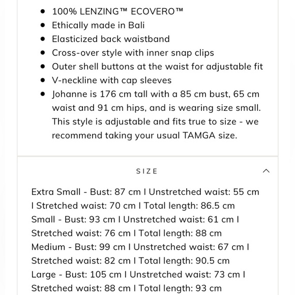 Adele Mini Dress Tamga Designs Wrap CottageCore Sustainable Small Business - Picture 6 of 6